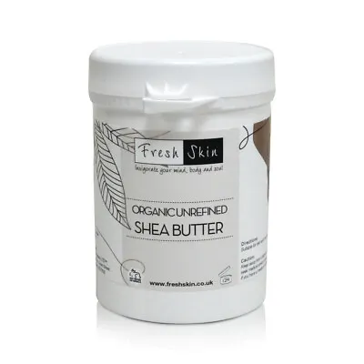 250g Shea Butter Organic - Unrefined Cold Pressed 100% Pure Raw & Natural • £4.99