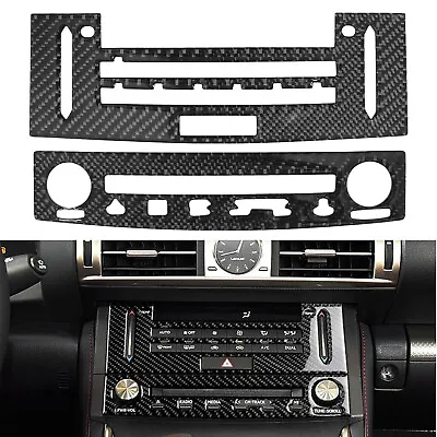$20.99 • Buy Carbon Fiber Air Condition CD Panel Cover Trim For Lexus IS250 IS350 2014-2018