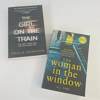 $24 • Buy 2 X Thriller Bundle The Woman In The Window A.J. Finn & The Girl On The Train