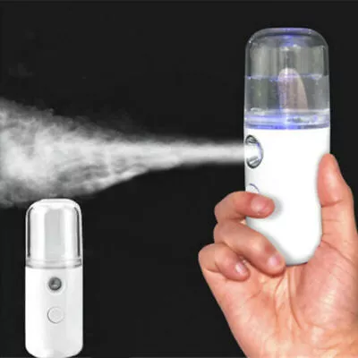 Mini USB Facial Mister Mist Spray Machine Face Moisturizing Atomization Sprayer • $3.96