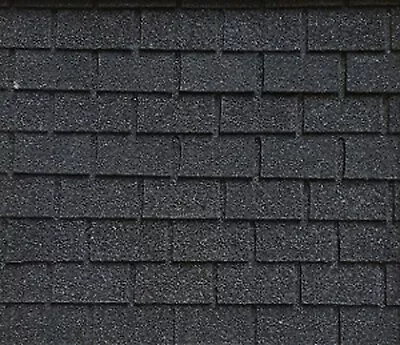 $16.99 • Buy Dollhouse Miniature Roofing Black Square Asphalt Shingles