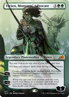 1x NM Vivien Monsters' Advocate (Borderless) - Ikoria: Lair Of Behemoths [MTG] • $4.93