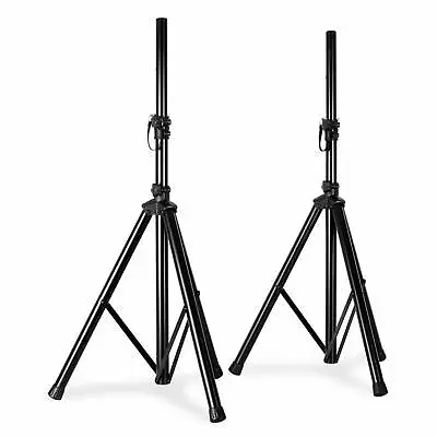 £64.99 • Buy Speaker Stands Tripod PA 2x DJ Disco Stage Pair Bag Adjustable Party Heavy Duty