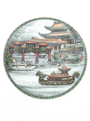£11 • Buy Imperial Jingdezhen Hall That Dispels The Cloud Scenes From Summer Palace Plate