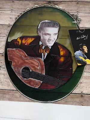 Elvis Presley Decorative Glass Hanging Art • $11.99