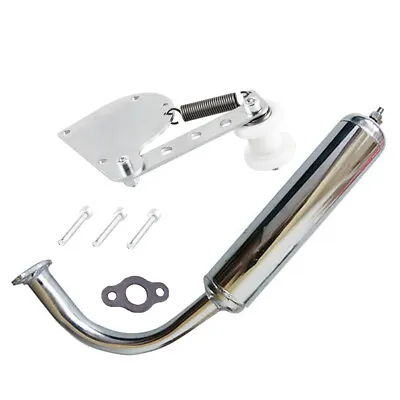 Exhaust Muffler Expansion Chamber Chain Tensioner Kit For 49cc Motorized Bike • $49.99