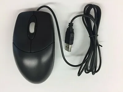Genuine ACCURATUS USB Wired Optical Mouse For PC LAPTOP MAC COMPUTER - BLACK NEW • £9.99