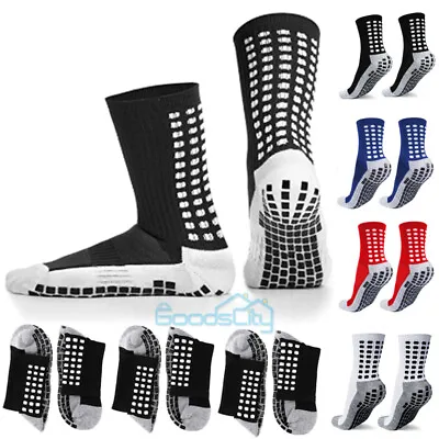 6 Pairs Anti Slip Non Skid Slipper Hospital Socks Sports With Grips For Adults  • $8.97