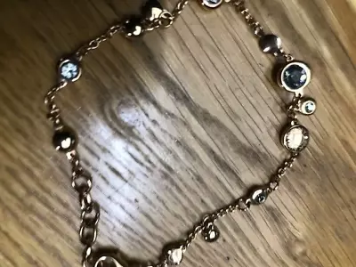 £19.99 • Buy Lovely Rose Gold Plated DKNY Bracelet With Jewels; Unworn