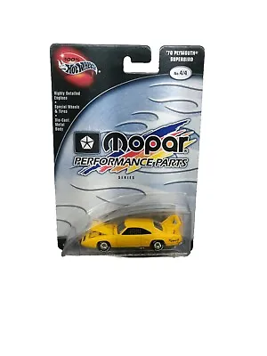 100% Hot Wheels ( Mopar Performance Parts ) Yellow Plymouth Super Bird  Yellow • $24