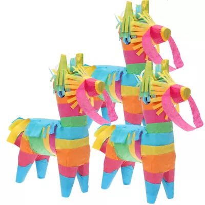  3 Pcs Traditional Mexican Pinata Farm Animal Birthday Party Baby Child Manual • £13.65