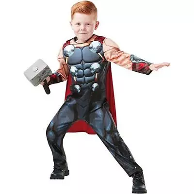 Rubies Marvel Avengers Thor Boy's Superhero Fancy Dress Costume • £13.99