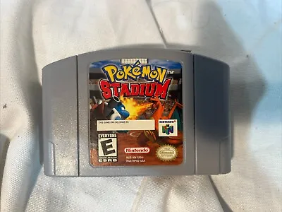 Pokémon Stadium Nintendo 64  1999 Game Cartridge Only N64. Cleaned. Works Great4 • $35
