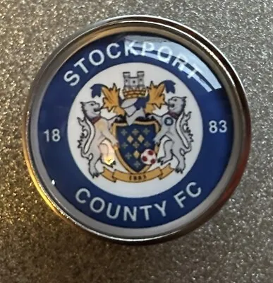 New Stockport County Quality  Enamel /Metal / Silicone Pin Badge Uk Seller 2cm • £3