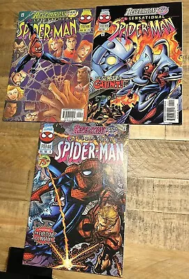 Clone Saga Dec 1996 3/4 Parter Sensational # 11 Spider-Man #75 Spectacular # 240 • £3.99