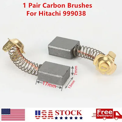 2PCs Carbon Brush For Hitachi 999038 Electric Drill Motor C7SB2 C9U2 M12SB M12VE • $7.28