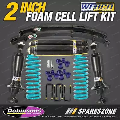 2  Foam Cell Lift Kit Shocks Dobinsons Coil EFS Leaf For Ford Ranger PX 12-18 • $1310