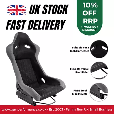 Endurance Motorsport Style Fibreglass Racing Simulator Track Day Bucket Seat • £251.75