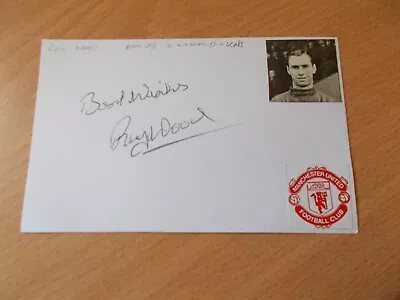 Ray Wood (Man Utd & England) Football Autograph.Hand Signed.  (Aut013) • £11.99