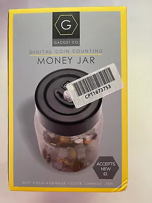 Digital Coin Counting Money Jar - Money Box - Gadget Co • £5.99