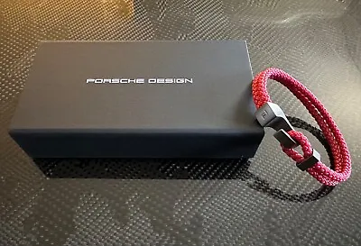 Porsche Design Hook Bracelet Red 23CM 4046901657628 Made In Germany • $119.99