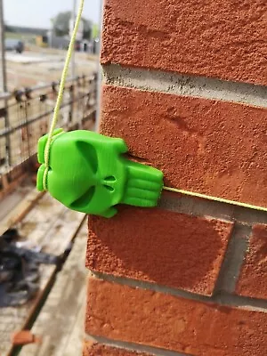 £7.50 • Buy BRICK LINE BLOCKS . 2 Green Plastic Customised Skull Corner Line Blocks