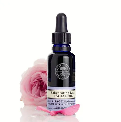 Bottle Of Neal's Yard Remedies Rehydrating Rose Facial Oil 28ml - NEW • £23