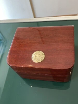 £90 • Buy Omega Wooden Brown Watch Box With Lacquer Finish