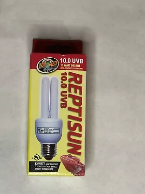 Zoo Med 13W Reptisun Mini Compact Fluorescent • $12.49