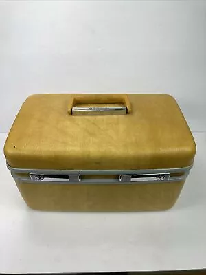 Vtg Samsonite Royal Traveller Monticello Makeup Train Case W/ Tray W/o Key • £26.24