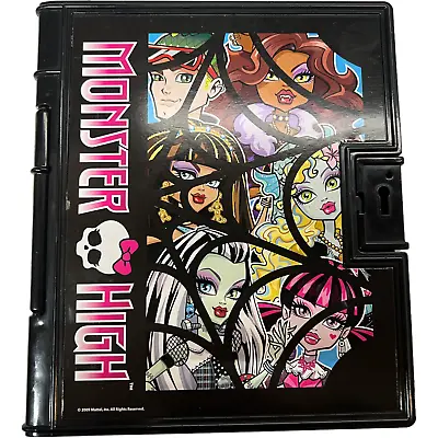 Monster High Fearbook Journal 2009 Secret Diary Of Fear Mattel Incomplete No Key • $19.99