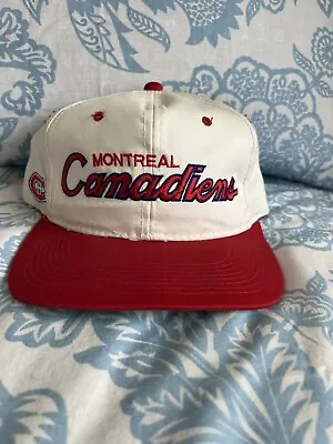 VINTAGE Montreal Canadiens Sports Specialties The Twill Snapback • $100