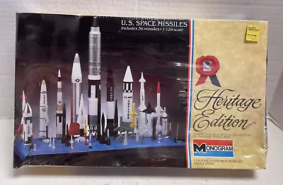 Monogram US Space Missiles Heritage Edition 1/128 Scale Model Kit SEALED 1983 • $35.99