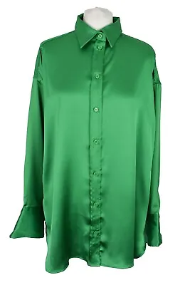 H&M Green Shirt Size Eur S Womens Polyester Outdoors Outerwear Womenswear • $16.08