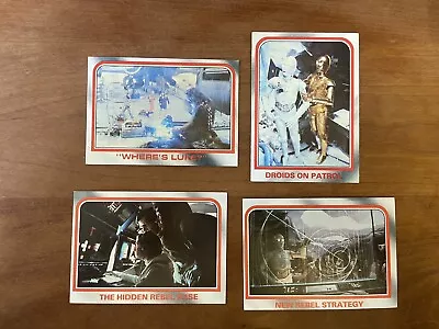 Lot Of 4 Topps STAR WARS Empire Strikes Back Trading Cards 1980 #14 #15 #15 #17 • $2