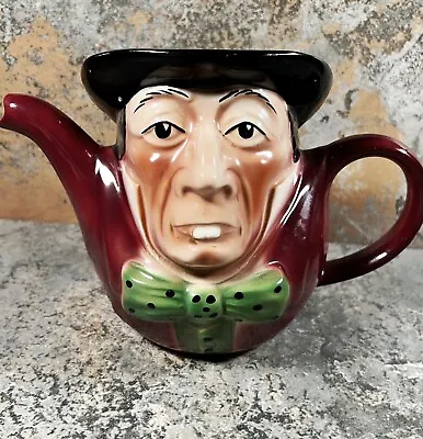 MAD HATTER Hand Painted Teapot Staffordshire England (Missing Lid/Hat) TONY WOOD • $21