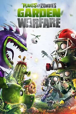 368934 Plants Vs Zombies Garden Warfare XBox One Game Decor Print Poster AU • $71.45