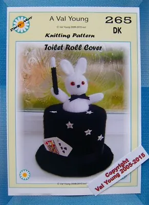 £2.50 • Buy Knitting Pattern For Toilet Roll Cover Number 265  (DK Yarn) By Daisy May