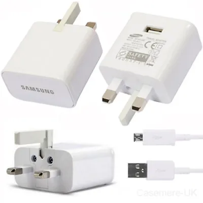 Samsung Charger And USB Cable For Galaxy Phones/Note/Tab EP-TA10UWE • £9.95