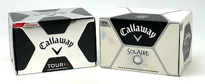 New Callaway Golf Balls 2 Dozen Tour I Z & Solaire Hex Aerodynamics 8 Sleeves • $49.99