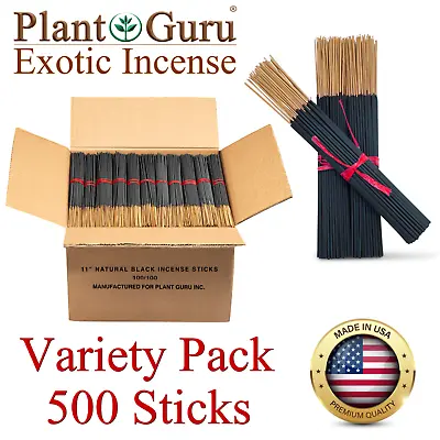 500 Incense Sticks 7   & 11  Bulk Variety Pack Wholesale Lot Hand Dipped Mix • $21.95
