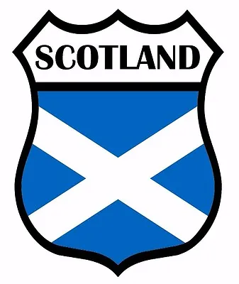 2 X Scotland Saltire Flag Self Adhesive Backed Stickers Car Bumper • £2.89