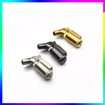 3Pcs Small Metal Blow Torch Jet Lighter Kitchen Tobacco Safety Lock Refillable  • $24.80