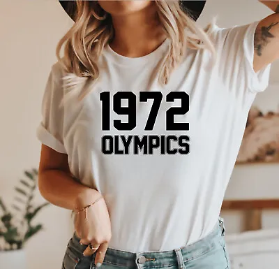 £3.99 • Buy 1972 Olympics Funny Mrs Trunchbull T-shirt World Book Day Cosplay Costume Tshirt
