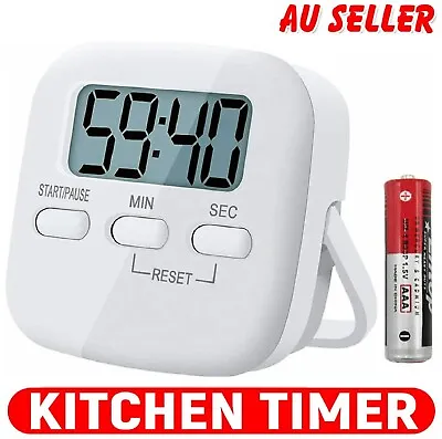 Electronic Kitchen Timer LCD Digital Timer Loud Alarm Count Down 99 Minute Egg • $10.99