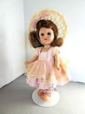 Vogue Ginny Doll 1955-56 Molded Lash Walker  In Original Tagged Outfit • $125