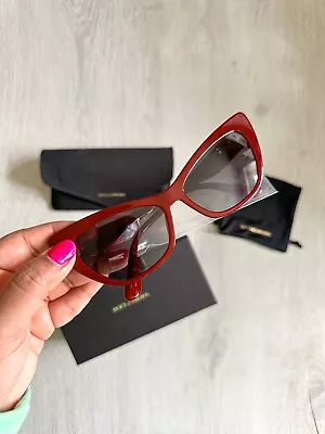 DOLCE & GABBANA D&G Xmas Gift Red Cateye Sunglasses AUTHENTIC NEW IN CASE  • £129.99