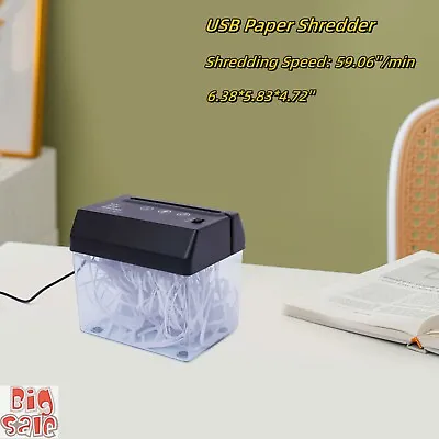 NEW Vertical Cut Paper Shredder A4 Paper Shredder For Business Home Office  • $19