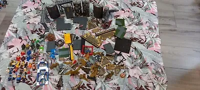 Large Minifigure Bundle + Dragon Castle + Mega Bloks Bricks + Extra Toys • £15