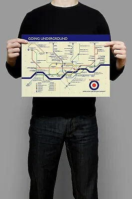 THE JAM - 'GOING UNDERGROUND' Art Print • £18